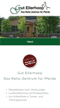 Mobile Screenshot of gut-ellerhoop.de